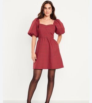 old navy christmas dress Retro Stage Vintage Swing Charming Snowflake Graphic Old Navy Christmas Dresses for
